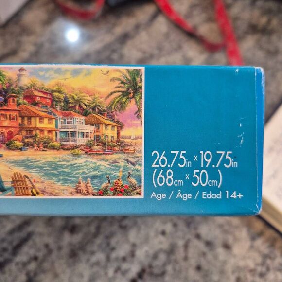 Buffalo Games Chuck Pinson Island Time 1000 pc Jigsaw Puzzle USED - Picture 6 of 8